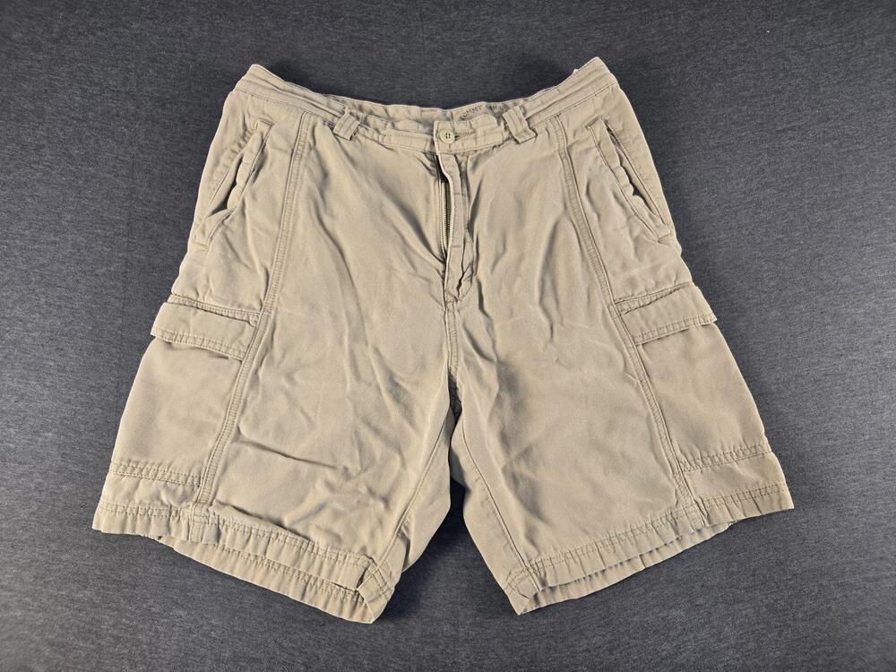 Tommy Bahama Shorts Mens 33 Beige Cargo Relax Fit Tencel Cotton Casual Summer